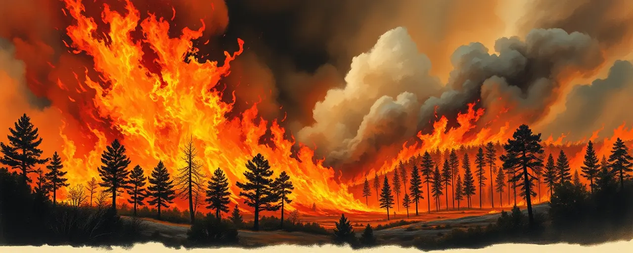 New Jersey's massive wildfire screams a terrifying climate change warning