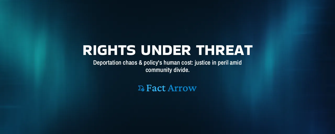 Deportation chaos & policy's human cost: justice in peril amid community divide.