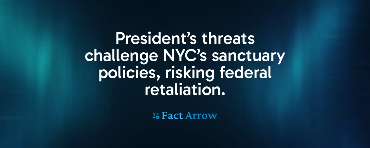 President’s threats challenge NYC’s sanctuary policies, risking federal retaliation.